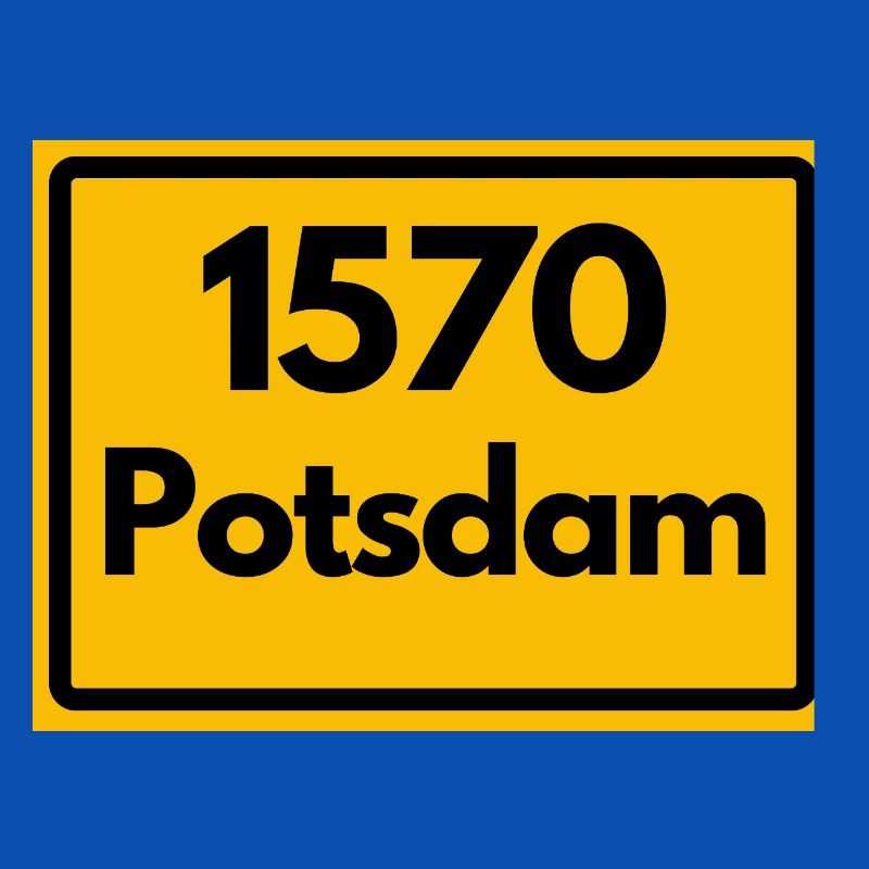 OLD POSTCODE POSTCODE RETRO 1570 POTSDAM HEIMAT