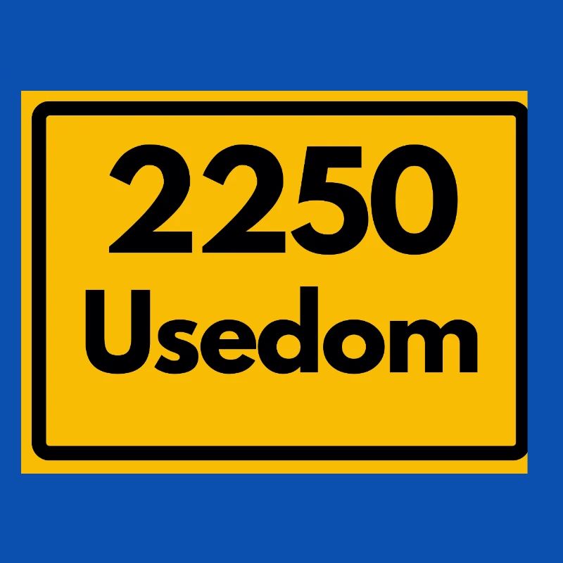 OLD POSTCODE POSTCODE RETRO 2250 USEDOM HEIMAT