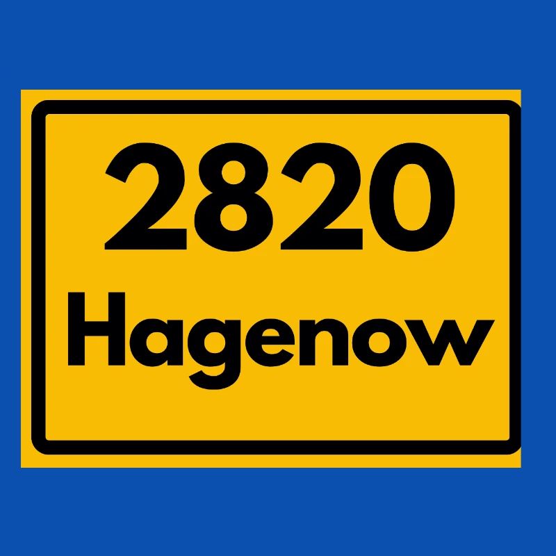 OLD POSTCODE POSTCODE RETRO 2820 HAGENOW HEIMAT