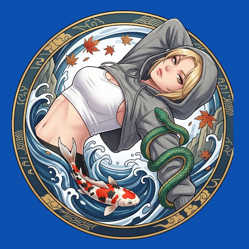 Sweat à capuche Wave Queen Pull