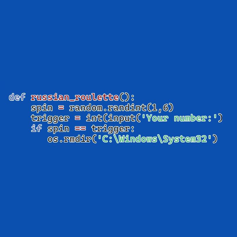 Python Russian Roulette