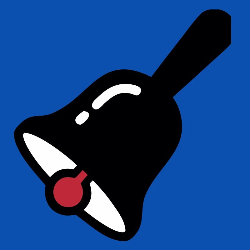 School Bell Ring Break Retro