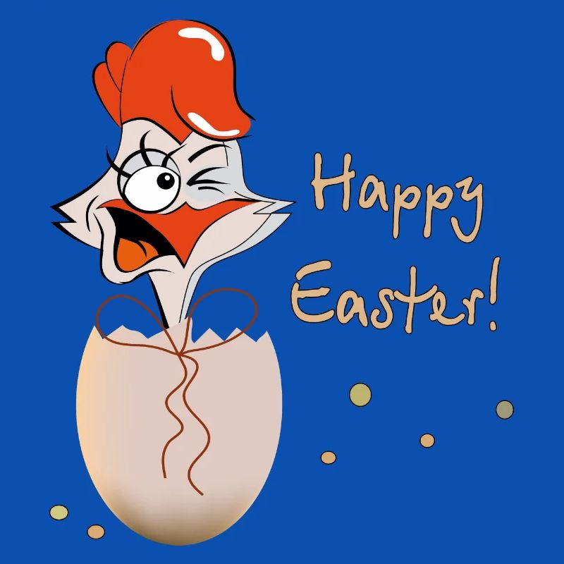 Happy Easter Rooster Easter