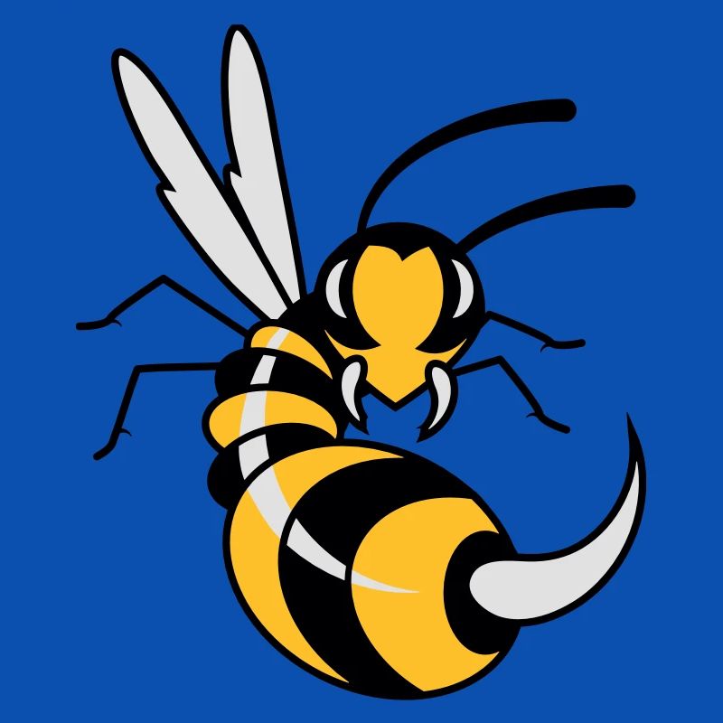 Wasp with giant sting