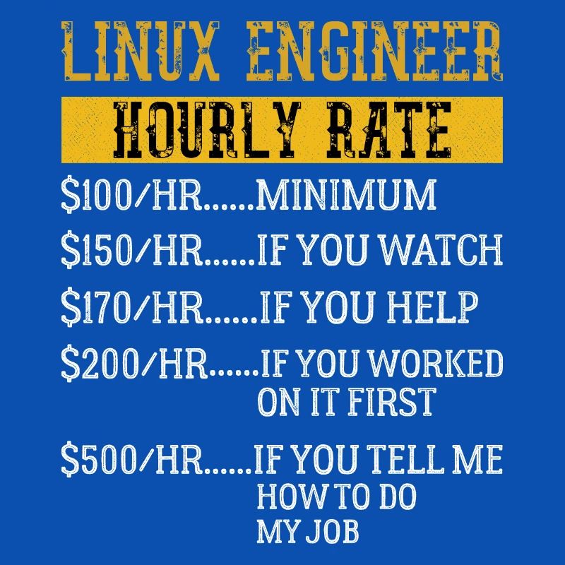 Linux Engineer Hourly Rate Mechanic Labor rate