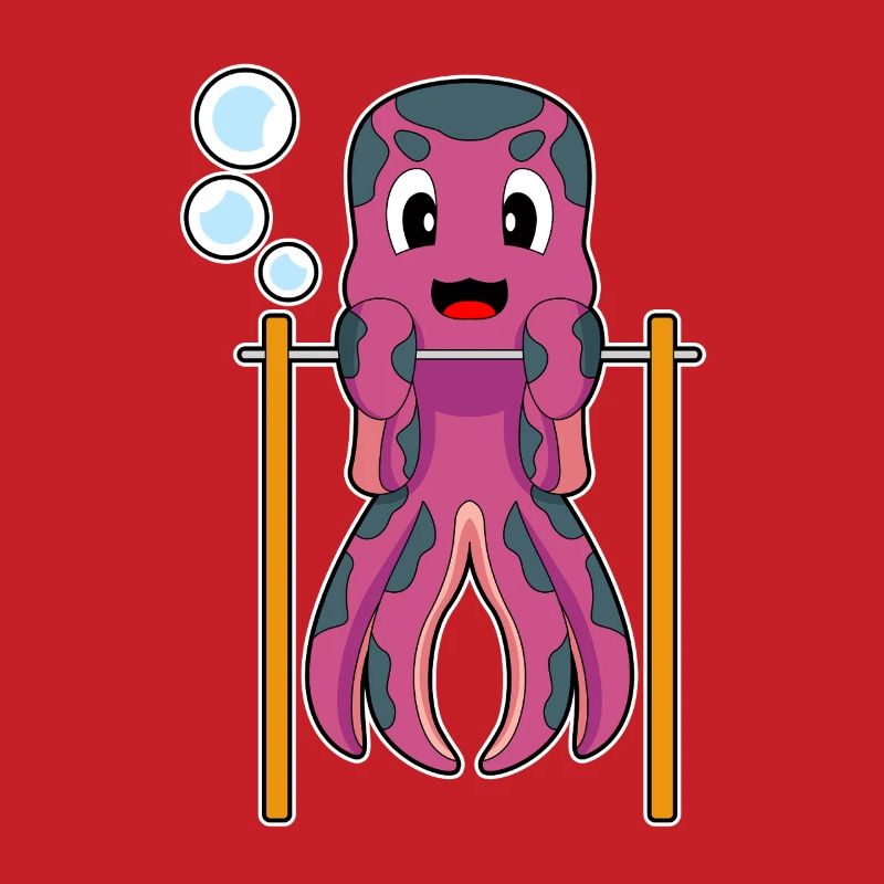 Octopus Bodybuilder Pull-ups Bodybuilding