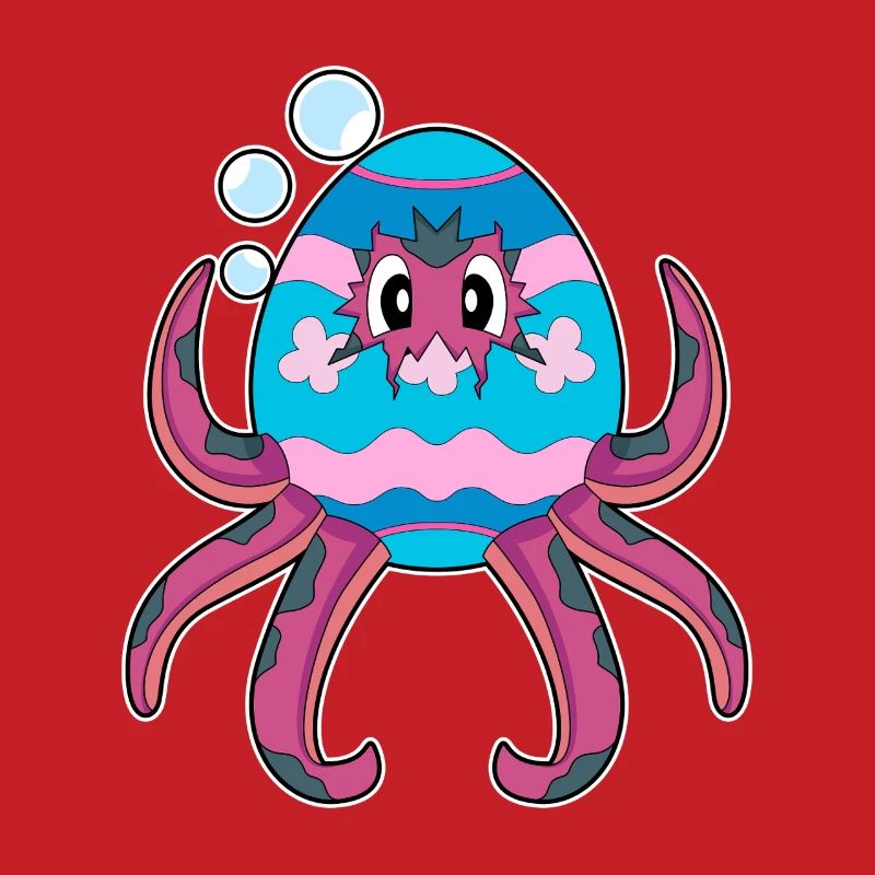 Octopus Easter Easter Egg