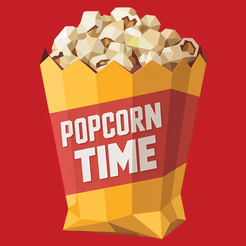Sac à pop-corn - Cool Low Poly Logo