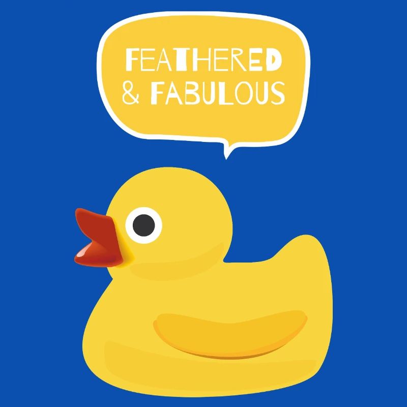 Feathered & Fabulous Duck Design