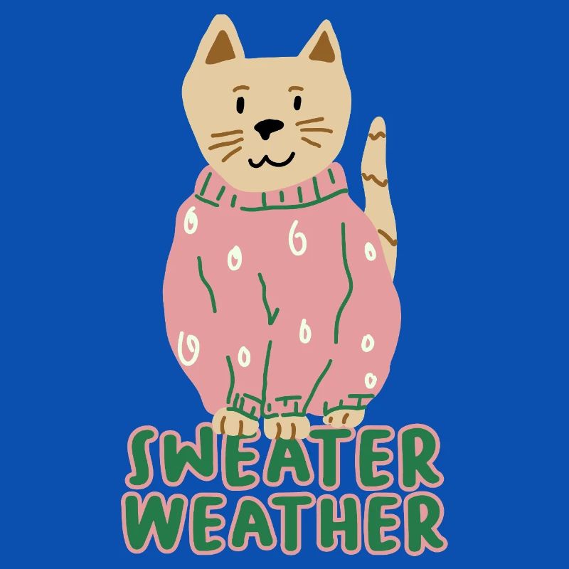 Chat en pull rose – Temps de pull