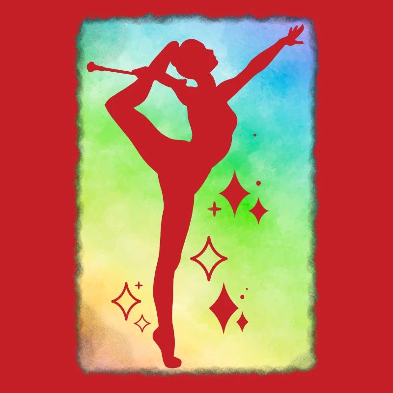 Twirler raindow background