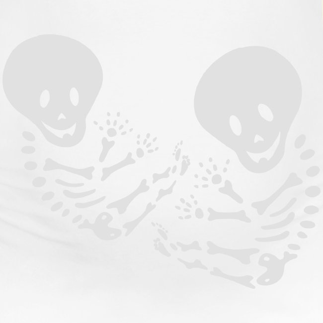 Bauchband Twins Baby Skelett (Mehrlinge)