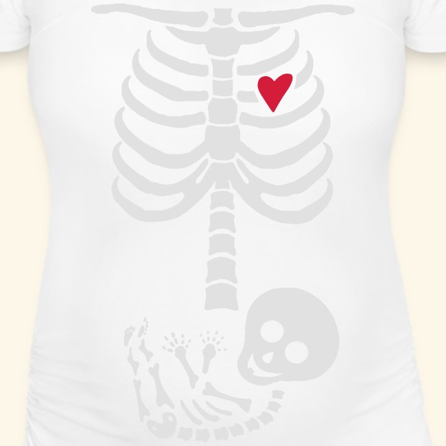 Baby Skelett Schwangerschafts Shirt