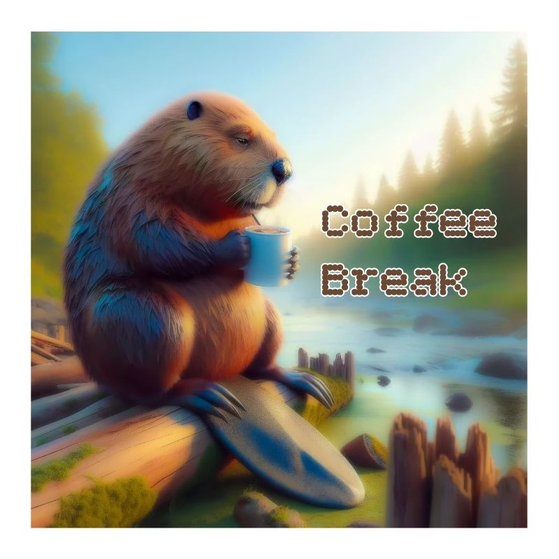 Pause-café castor