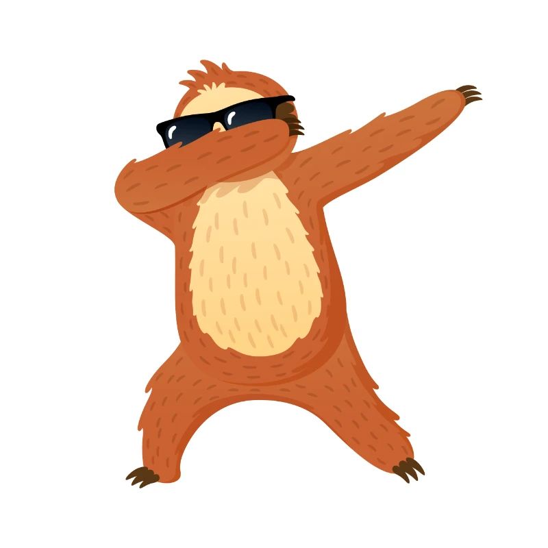 Dabbing Sloth Dab Dance
