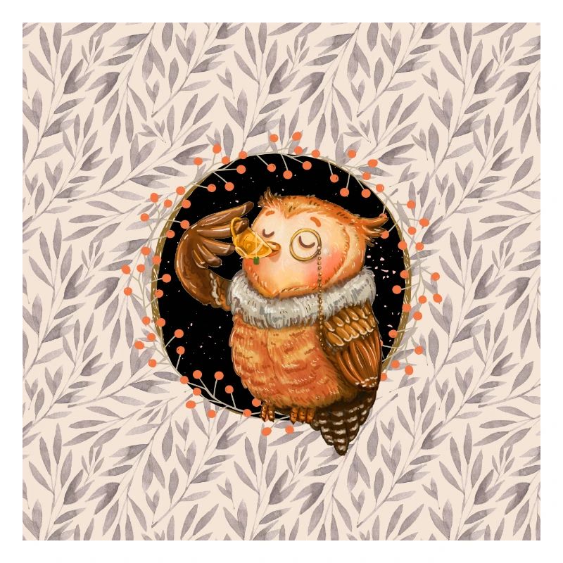 Herbstliche Waldbewohner - die Eule