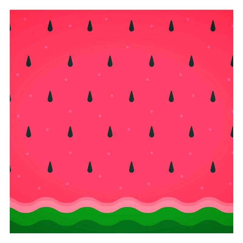 Watermelon summer fruit Fresh pattern
