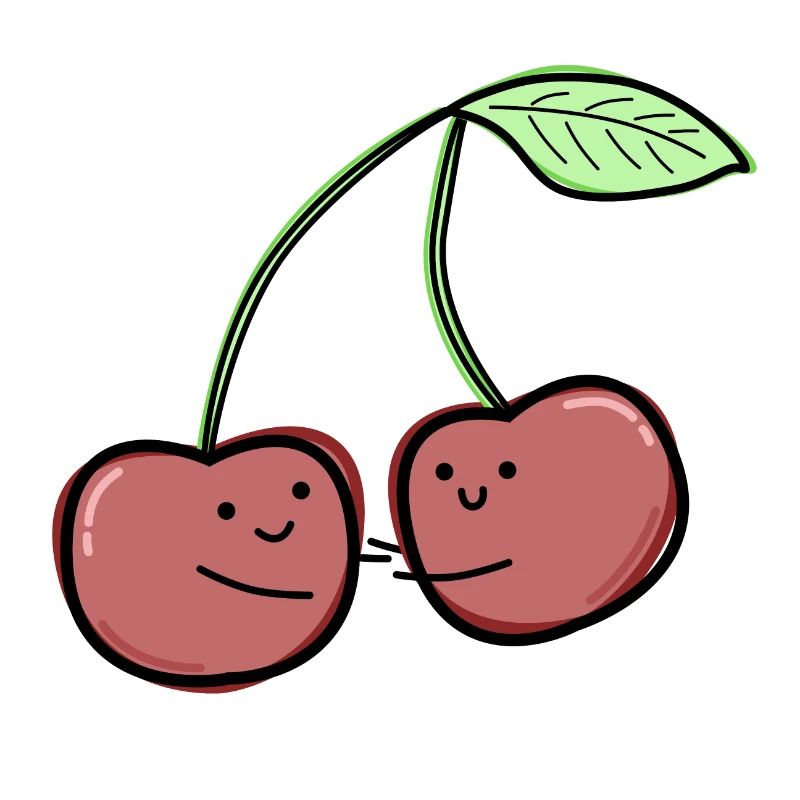 Cerises mignonnes