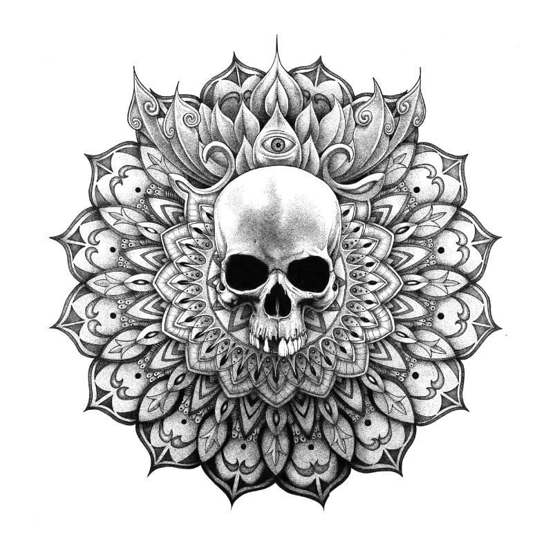Rosette skull