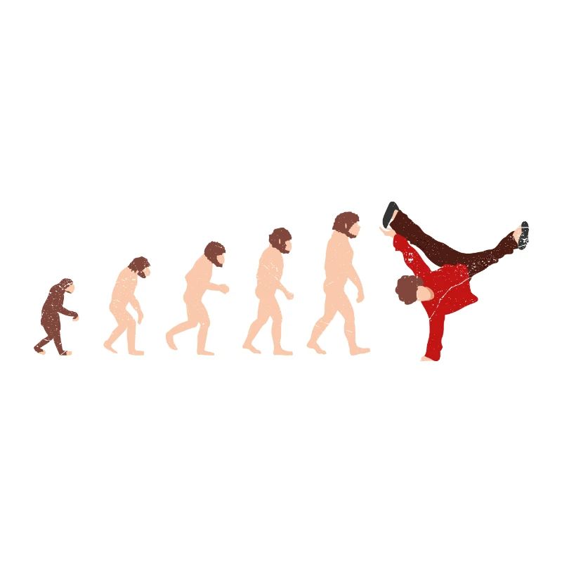 Evolution Breakdance Idée cadeau drôle