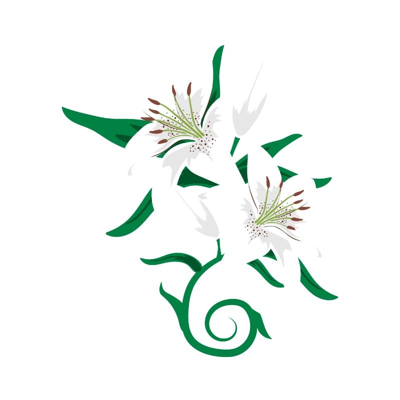 Idée de cadeau de tatouage de fleur de lys