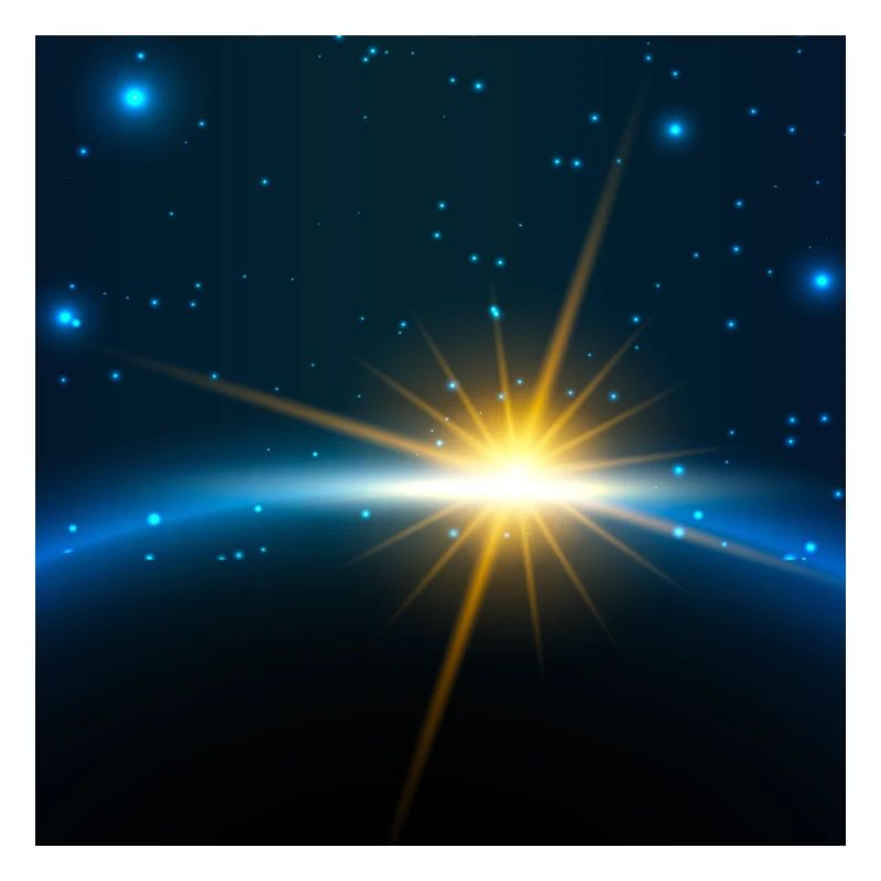 Space, Space, Earth, Starry Sky