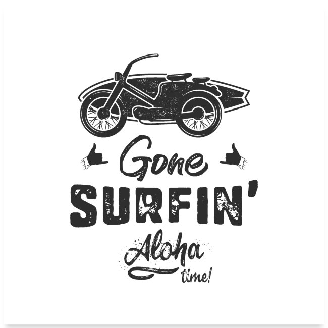 Gone Surfing Black
