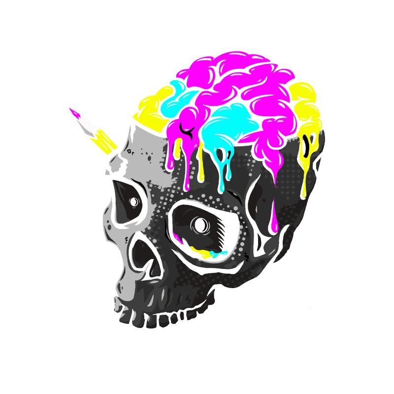 SCHÄDELKUNST-PSYCHE