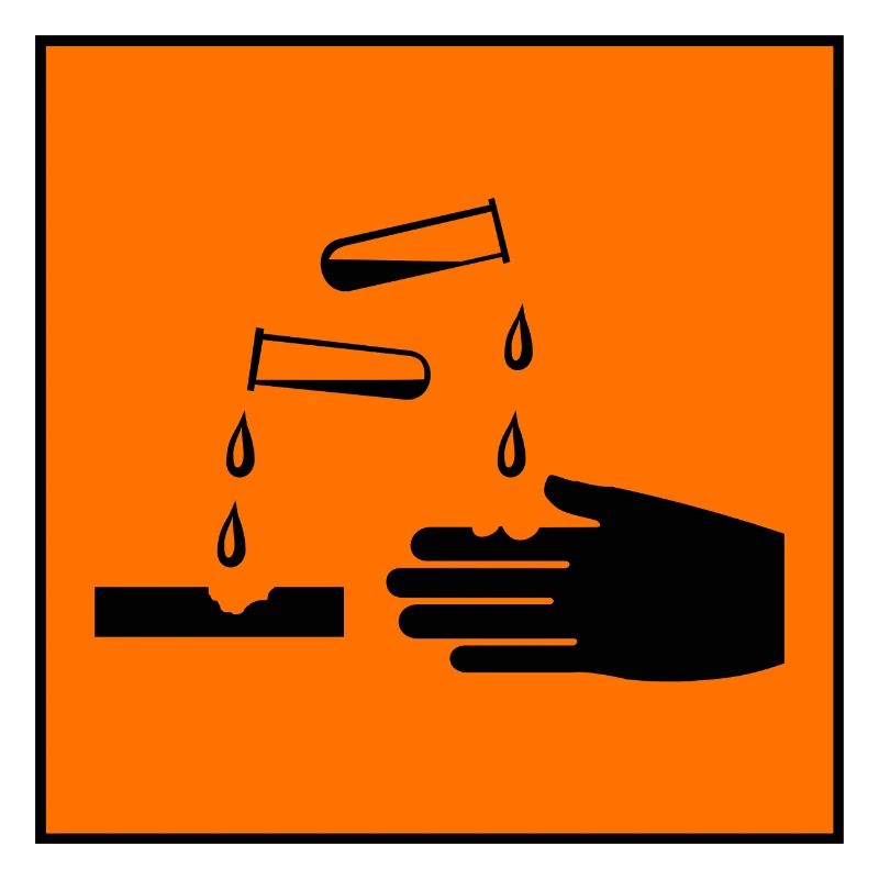 Caustic symbol