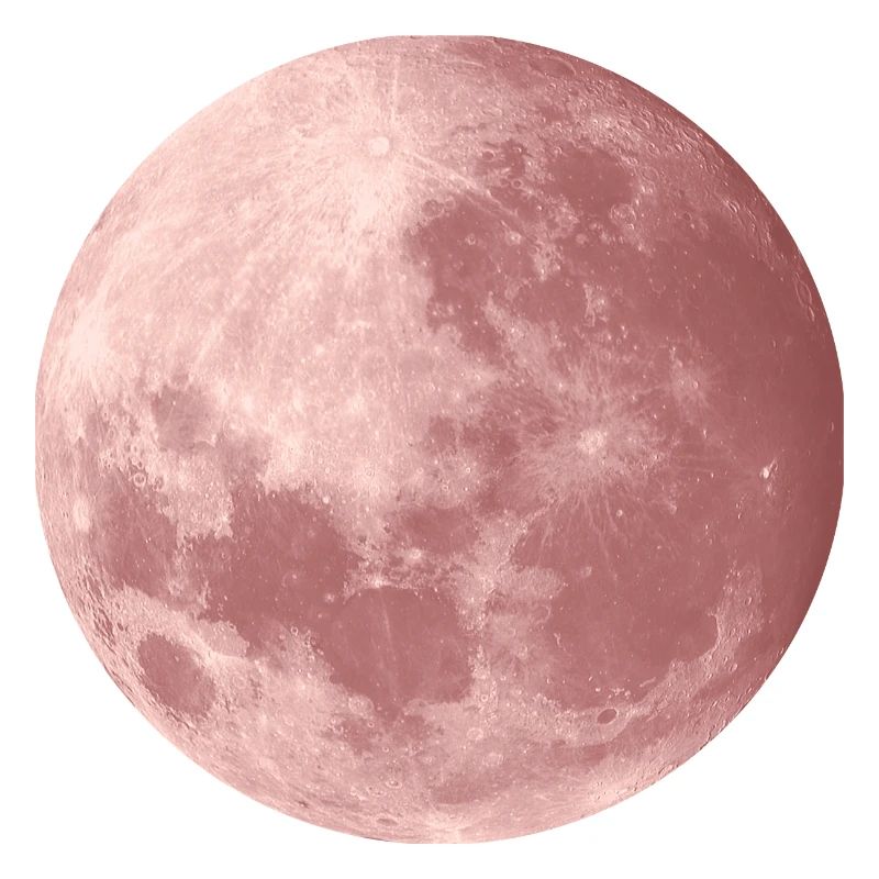 Lune dans l’or rose