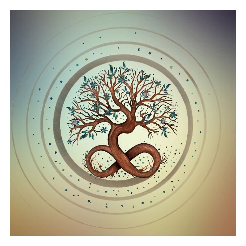 Baum des Lebens - Unendlichkeit Spirale