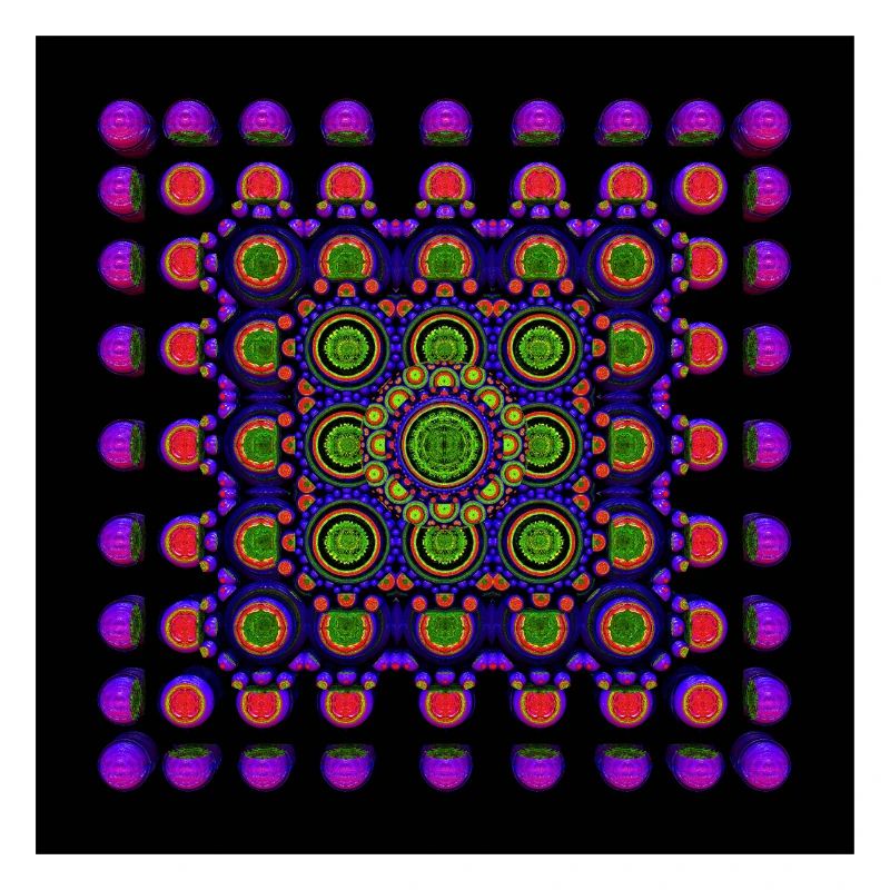 Fractal Art - psychedelic mandala, 3D cool pattern