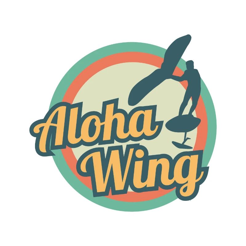 Wing Foiling Aloha Wing Wingsurf Hawaii Geschenk