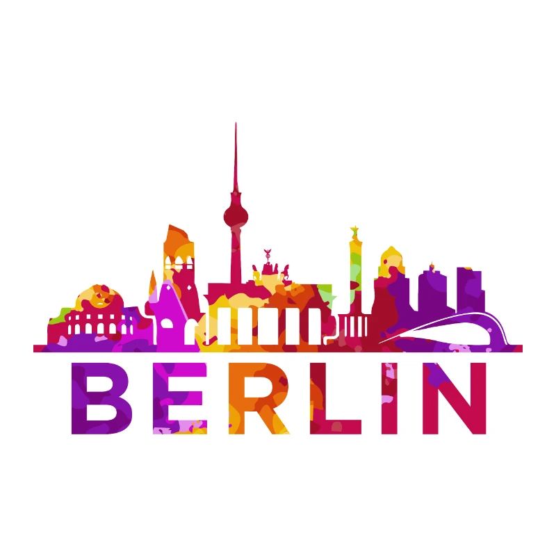 Berlin Skyline Impression Souvenir Cadeau Idée