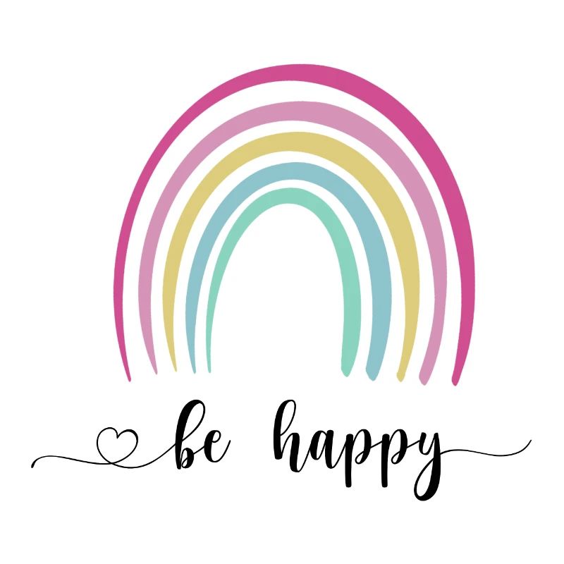Be happy rainbow