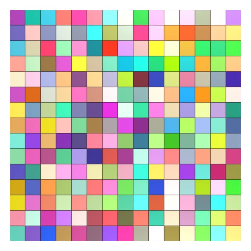 Bunte Quadrate Muster