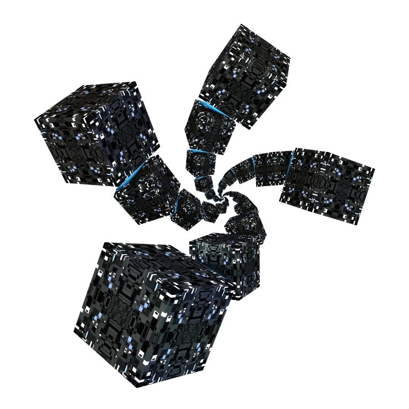 Sci Fi Spiral Cubes