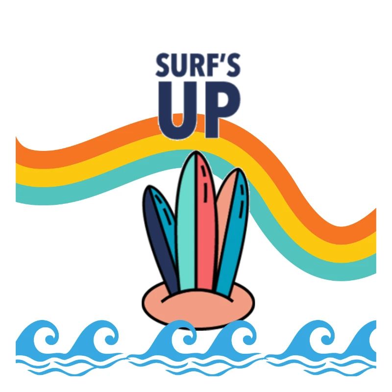 Regenbogen Surfbrett