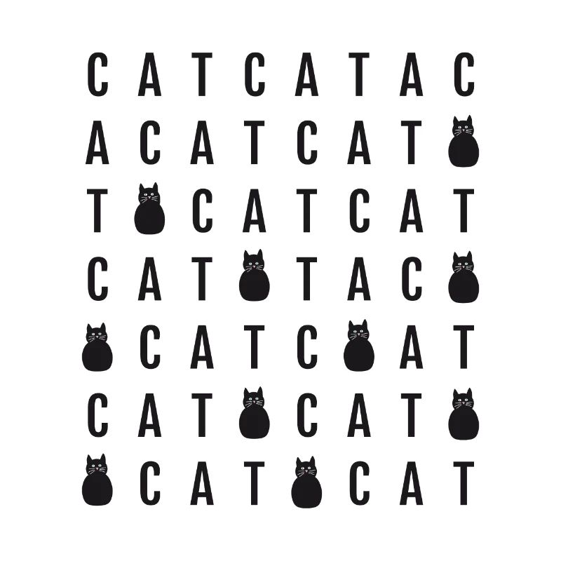 Conception de cat Word Search