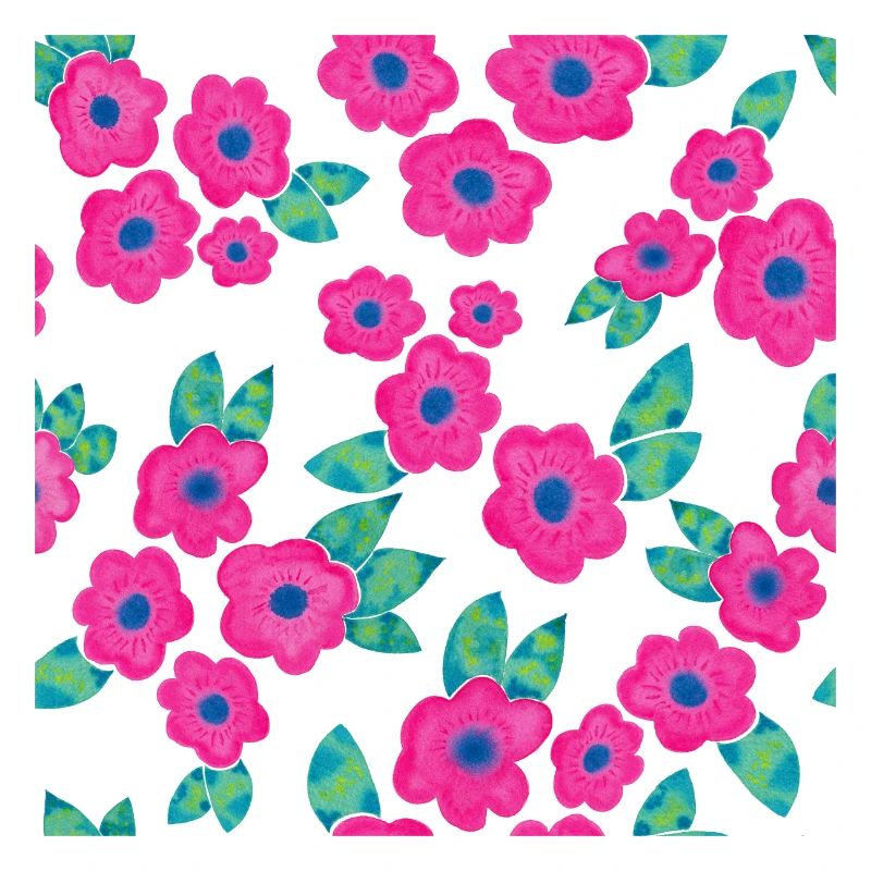 Fleurs rose, modèle