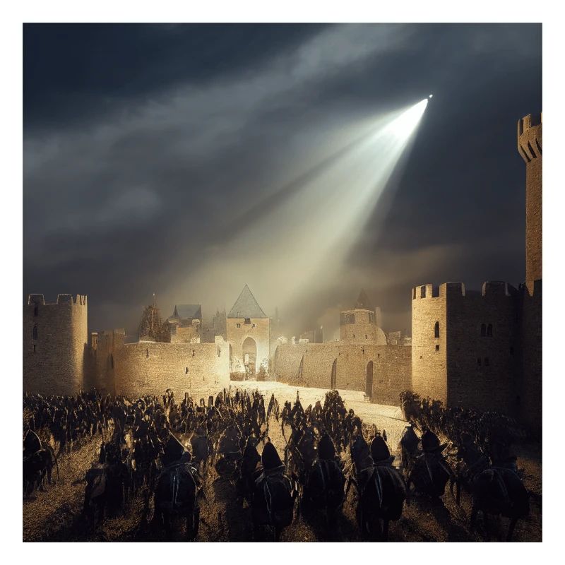 Château médiéval avec armée version 1