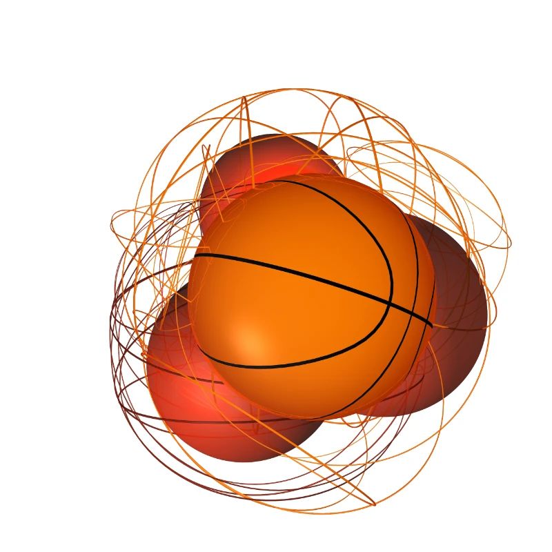 Conception 3D de basketball