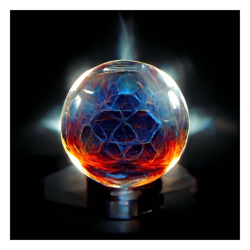 Supernova in einer Glaskugel Version 3
