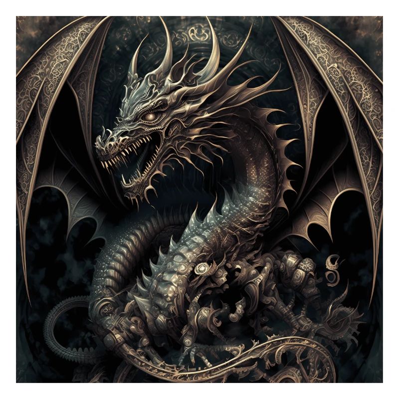 Couverture de Dark Fantasy Dragon Version 1