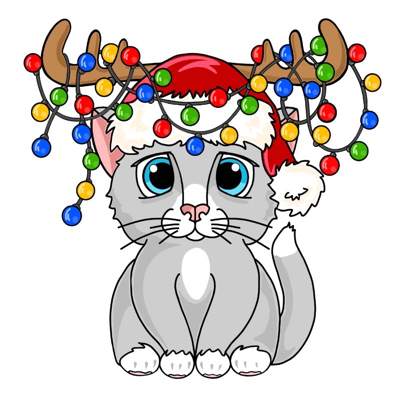 Christmas kitty
