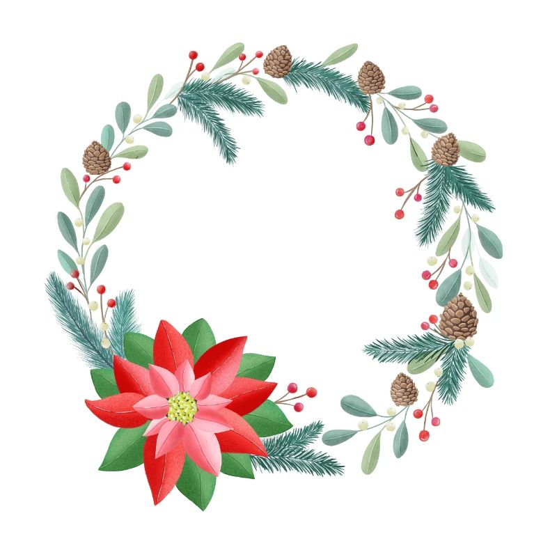Weihnachtskranz personalisierbar mit deinem Text