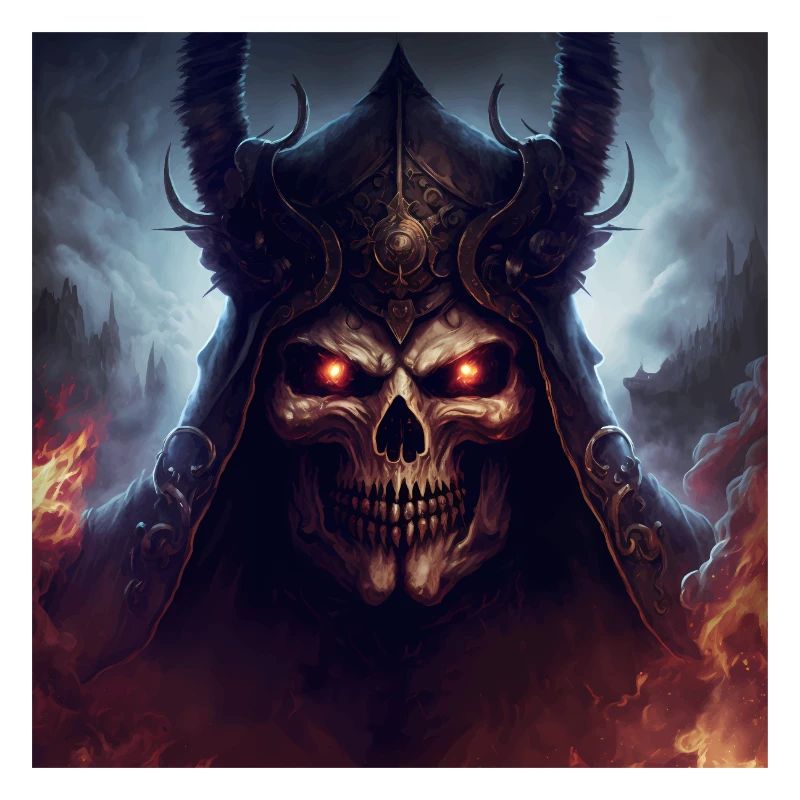 Feuriger Dämon des Todes Version 2