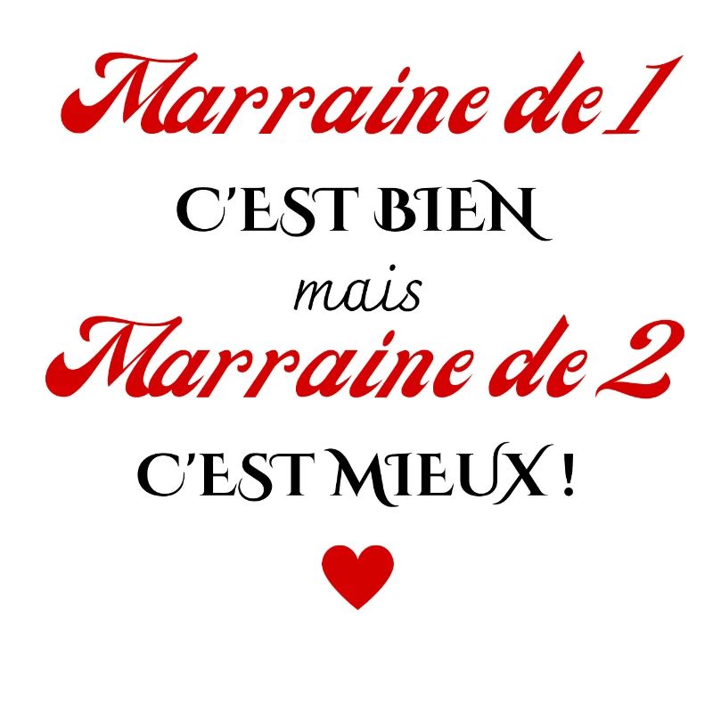 marraine de 1 c'est bien mais de 2 c'est mieux