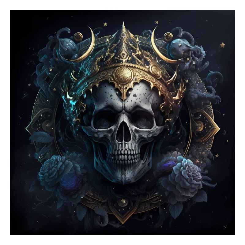 Dark Fantasy Skull Version 2