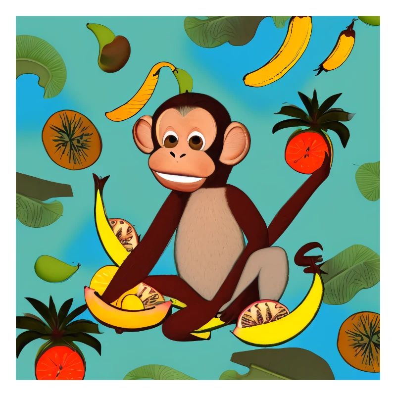 Fruchtrausch Affe